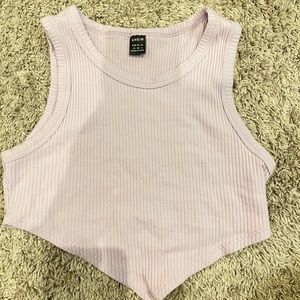 Shein Asymmetrical Rib Knit Tank